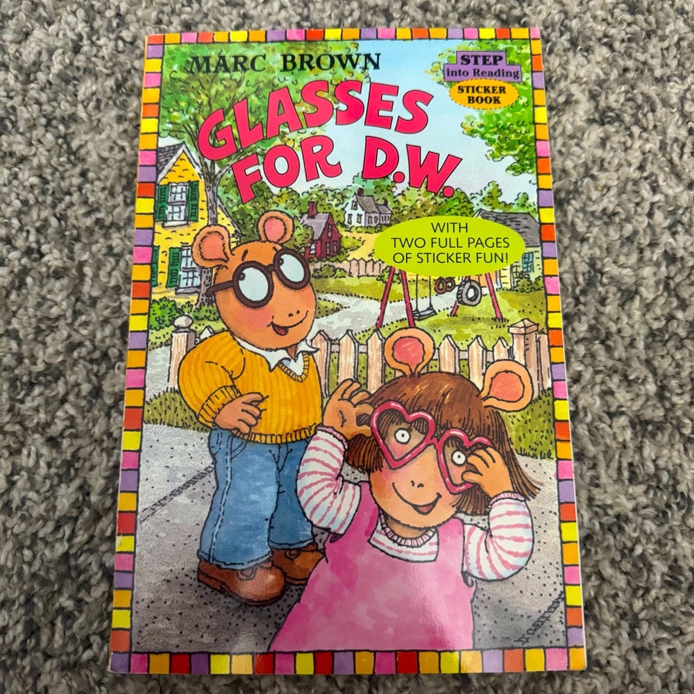 Glasses for D.W.  Book